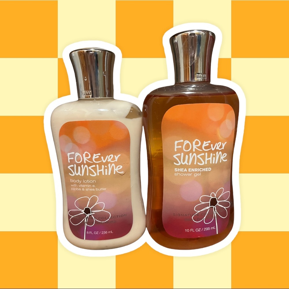 Bath & Body Works Signature Collection "Forever Sunshine” discontinued set